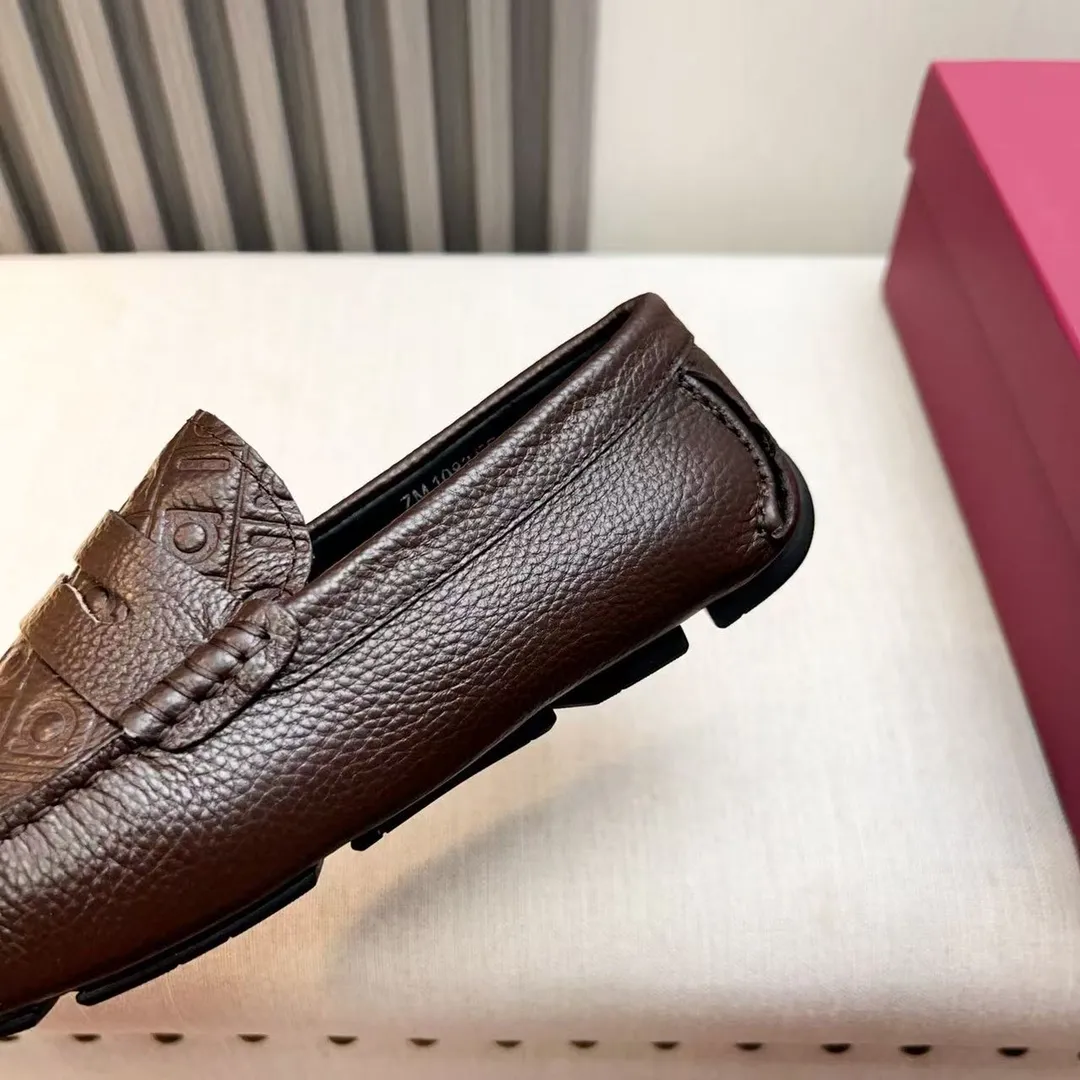 Men's men's shoes 💰620 Ferragamo new high-end quality 🔥 imported lychee pattern ➕ cowhide lining size 38-45